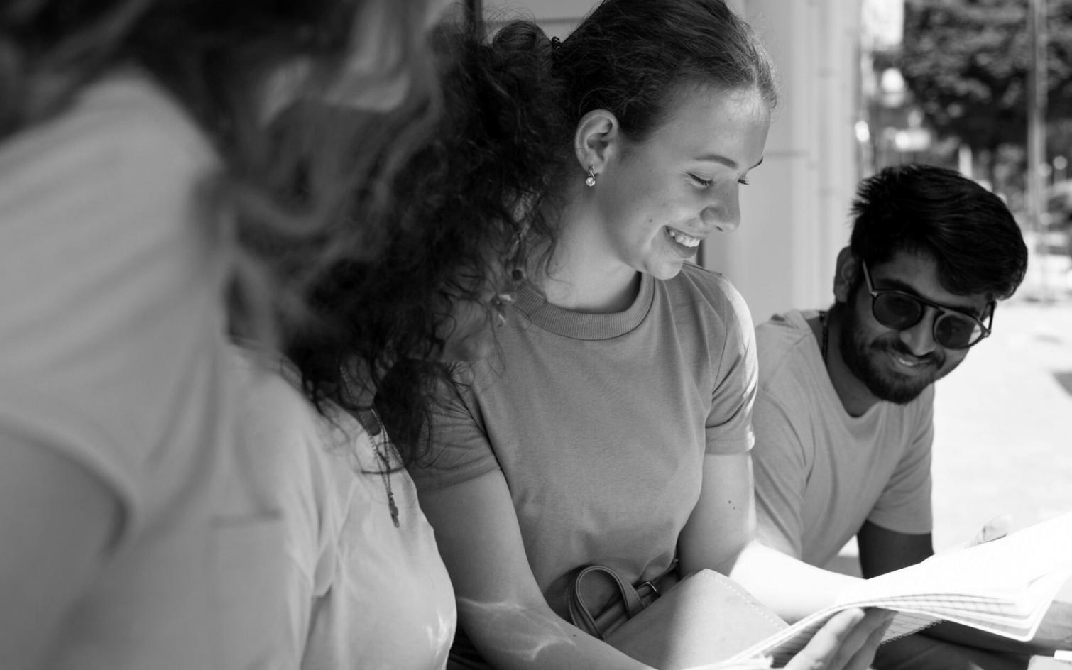 Financial analysis workspace with reports and documents